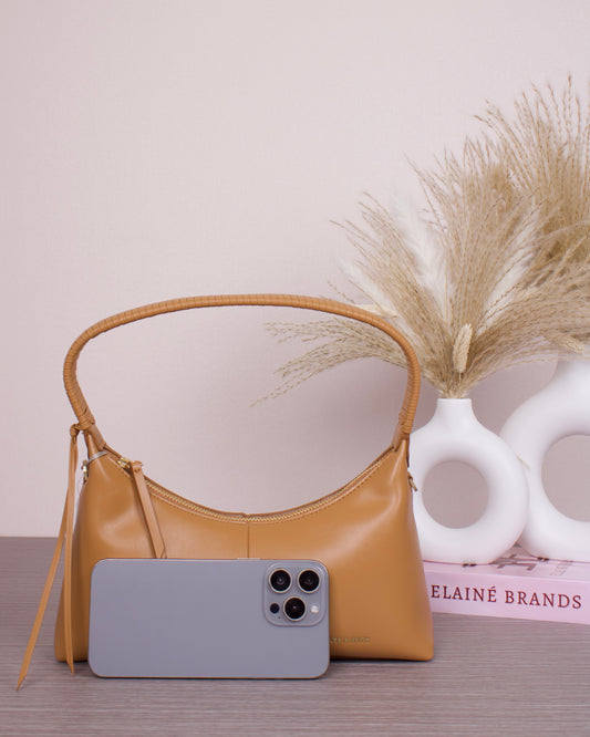 Simone Shoulder Bag - Russet Brown