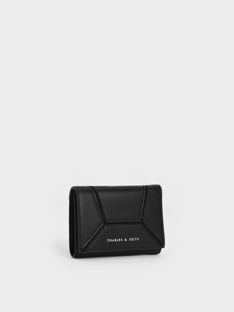 Nasrin Geometric Wallet - Noir