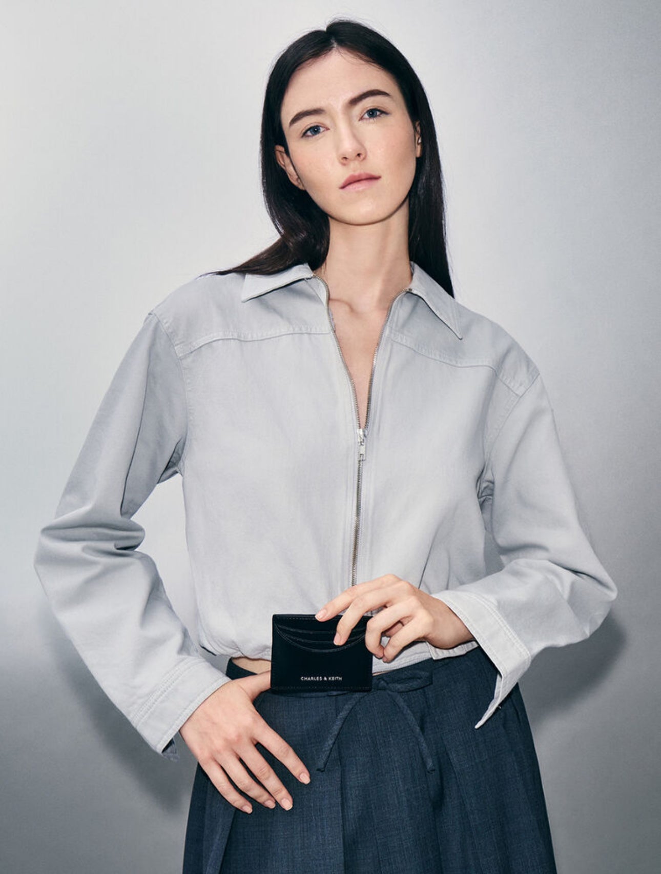 Sigrid Card Holder - Noir