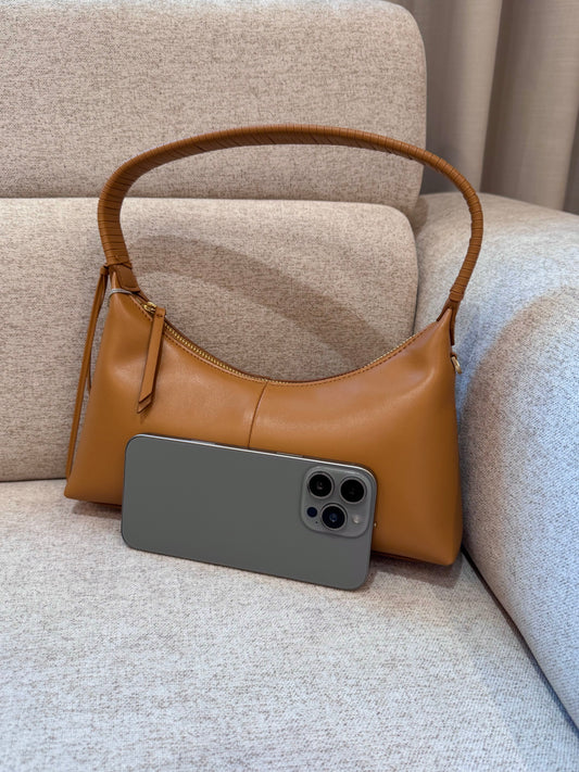 Simone Shoulder Bag - Russet Brown