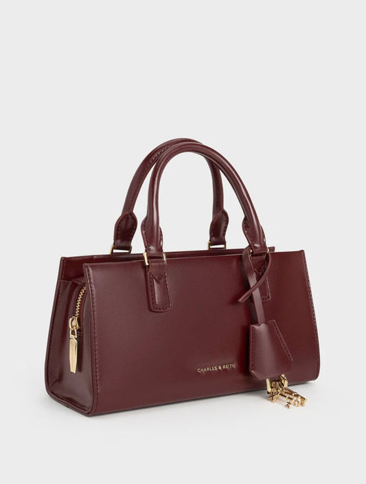 Kerry Top Handle Bag - Mulberry Plum