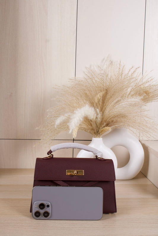 Tricha Knotted-Belt Top Handle Bag