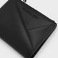 Midori Geometric Top-Zip Wallet - Noir