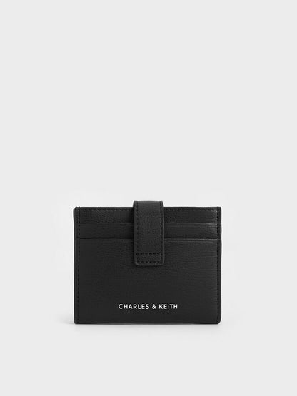 Bliss Snap Button Card Holder - Noir