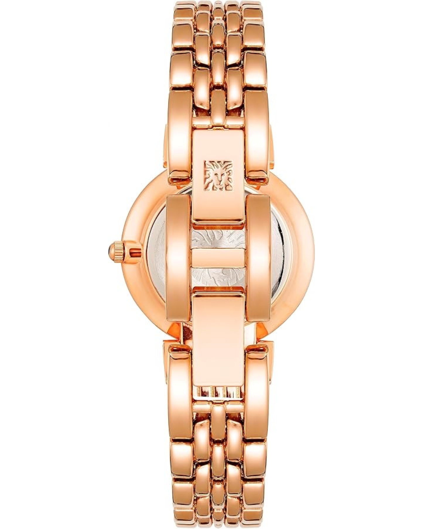 Women's Premium Crystal Accented Bracelet Watch Rose Gold/Blue