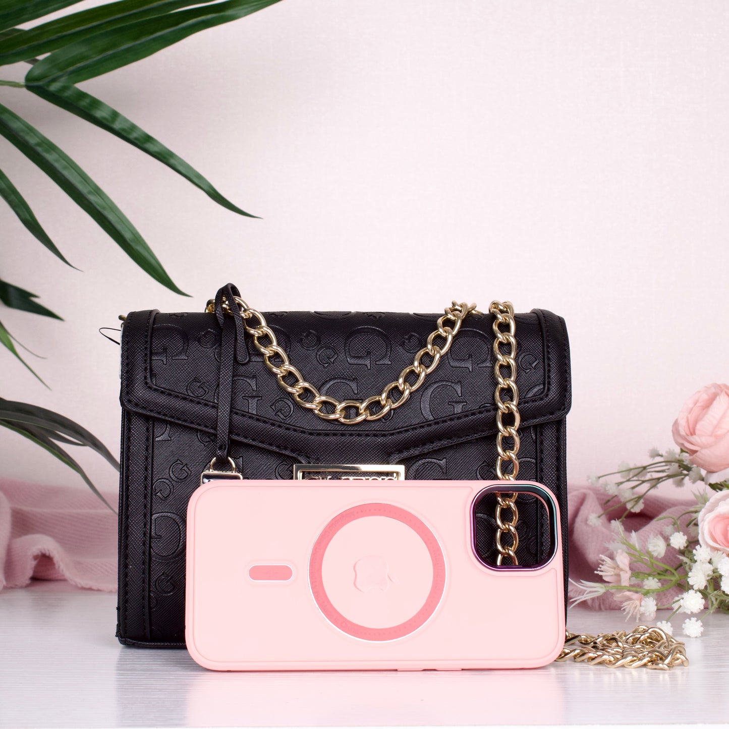 Sabrina Wallet on a String- Black