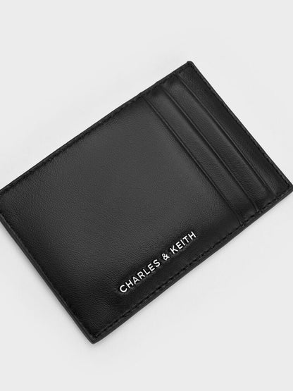Ivette Woven Card Holder - Noir