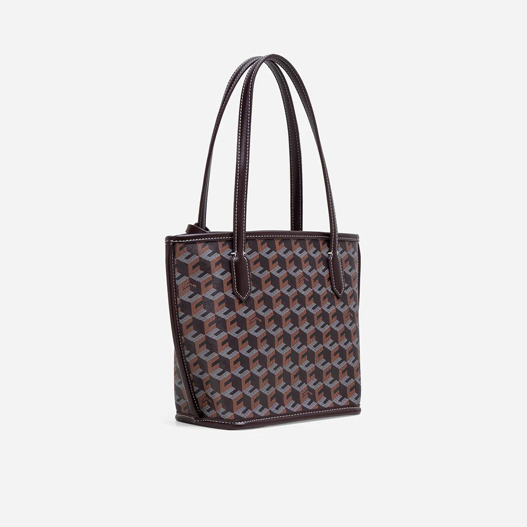 RUSSO MINI TOTE BAG- Chestnut Brown