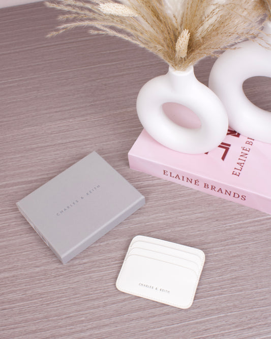 Multi-Slot Card Holder - White