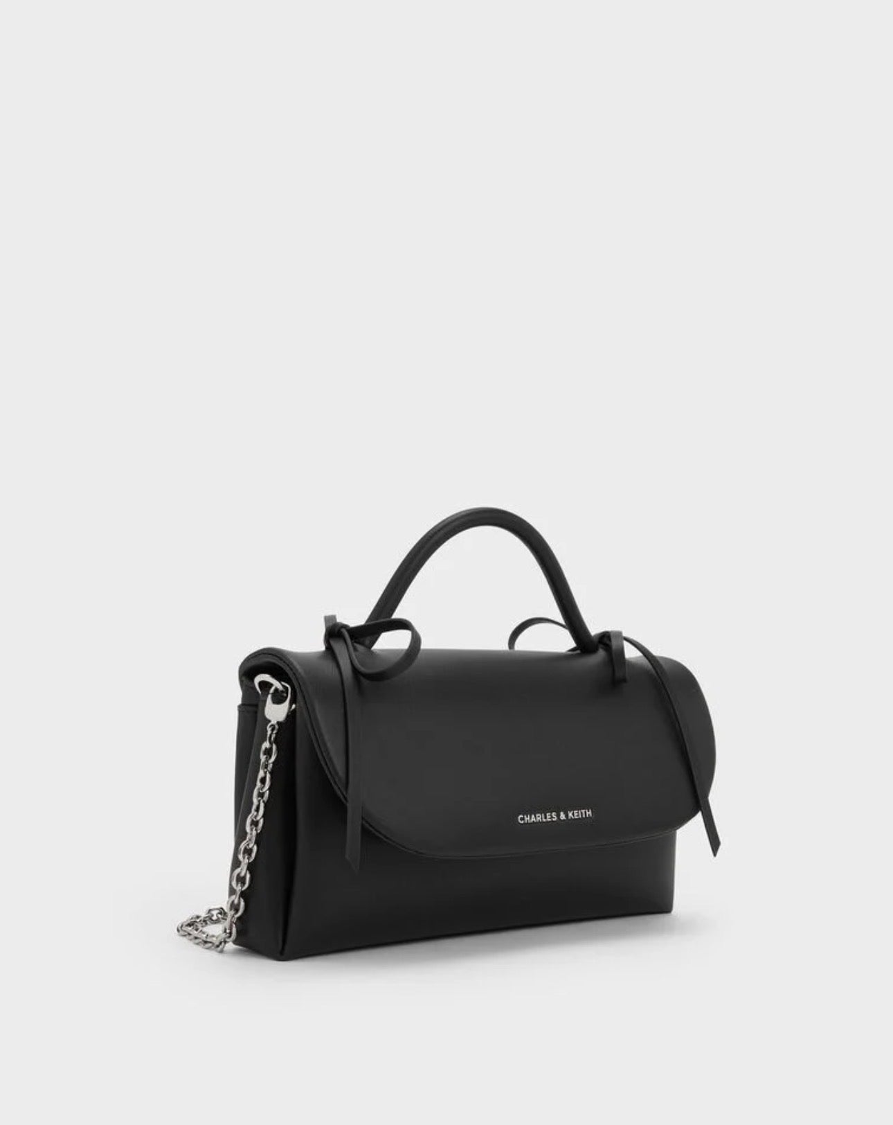 Hazel Bow Wallet On Chain - Noir