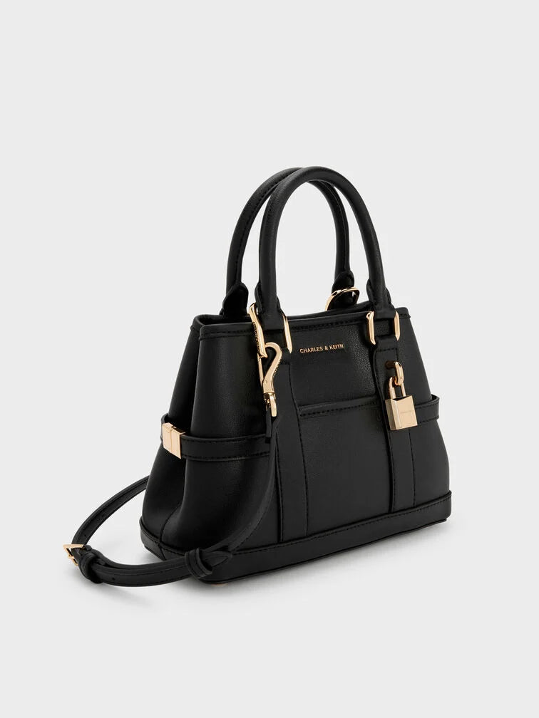 Mini Scottie Tote Bag - Black