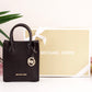 Mercer Extra-Small Pebbled Leather Crossbody Bag- BLACK