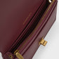 Micaela Quilted Long Wallet - Burgundy