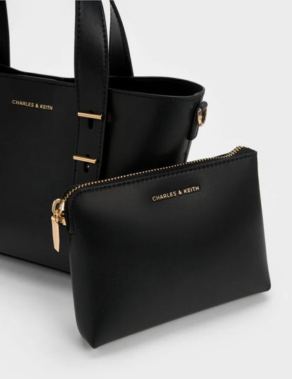 Mini Shania Tote Bag - Black