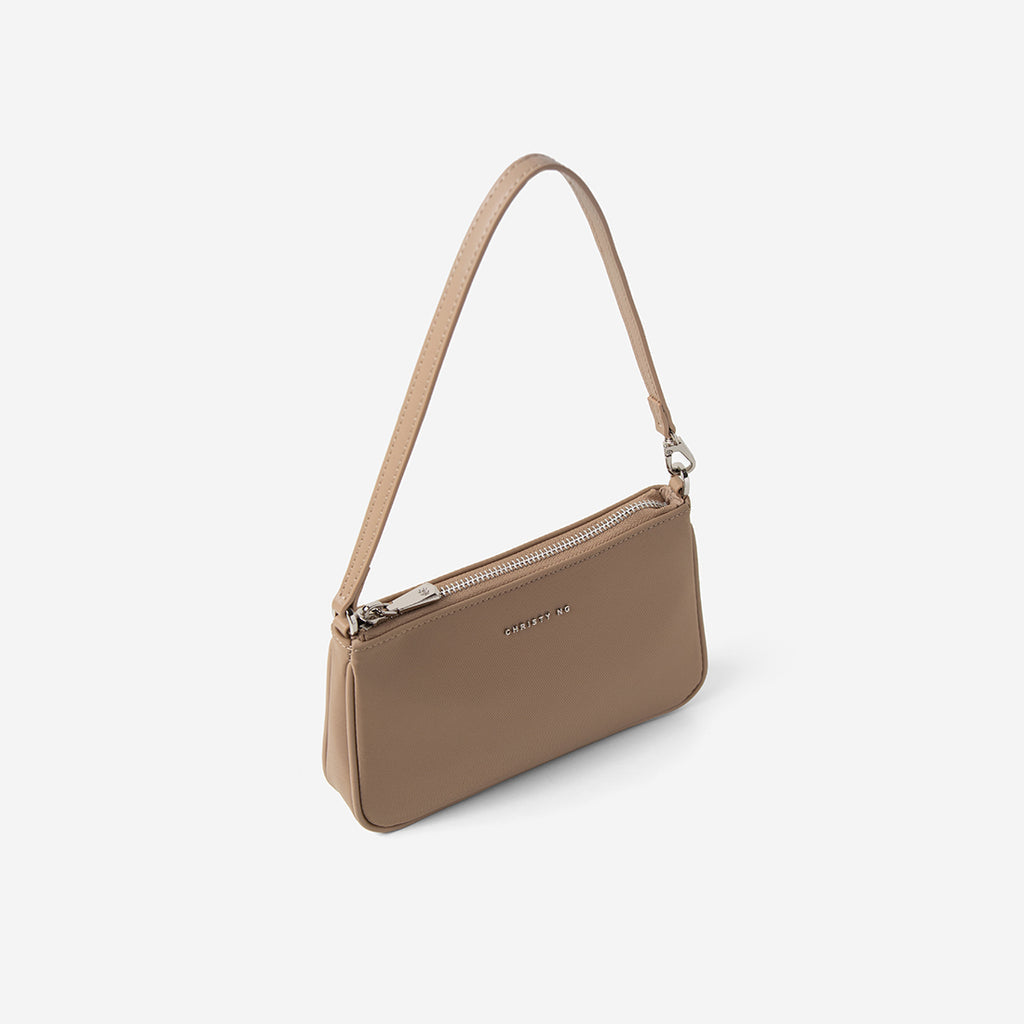 MILO NYLON POUCH- Almond
