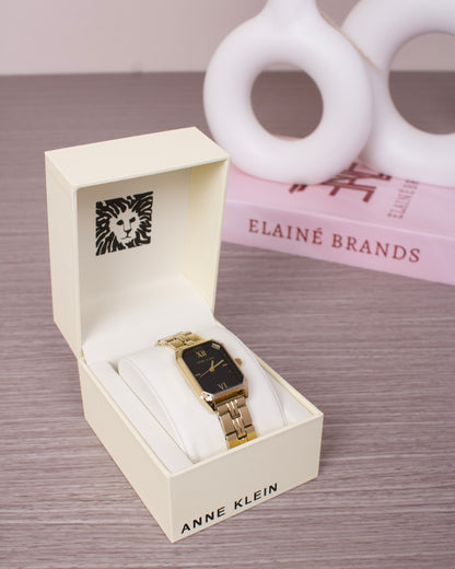 Bracelet Watch- Gold/Black