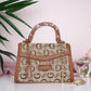 Sabrina Top-Handle Mini Bag- Brown