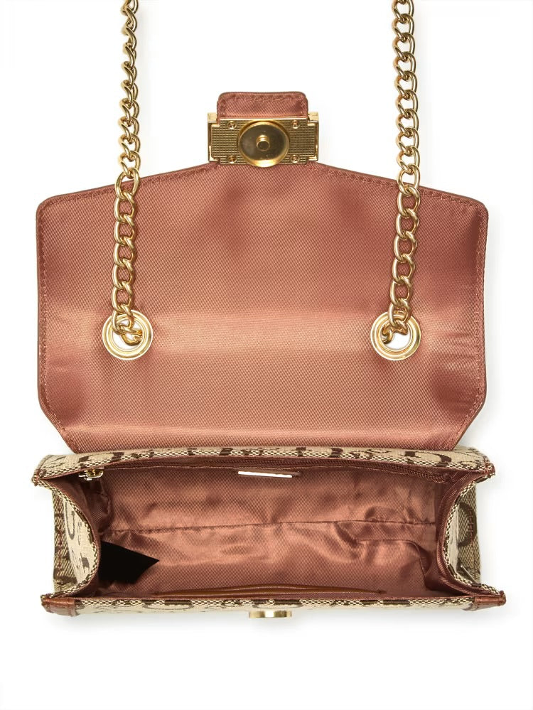 Sabrina Wallet on a String- Brown