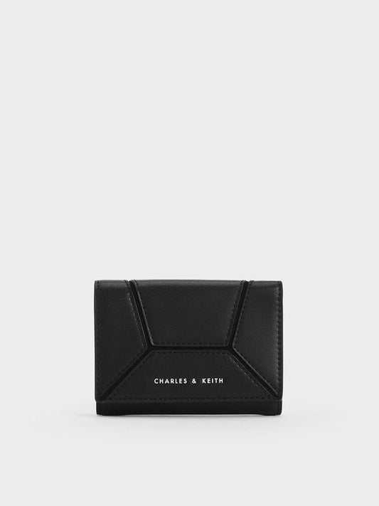 Nasrin Geometric Wallet - Noir