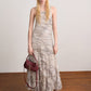 Agatha Chain-Accent Hobo Bag - Burgundy