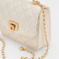 Cressida Quilted Top Handle Bag - Cream