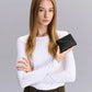 Midori Geometric Top-Zip Wallet - Noir