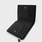 Midori Geometric Top-Zip Wallet - Noir