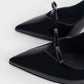 Bow Slingback Pumps - Black Box