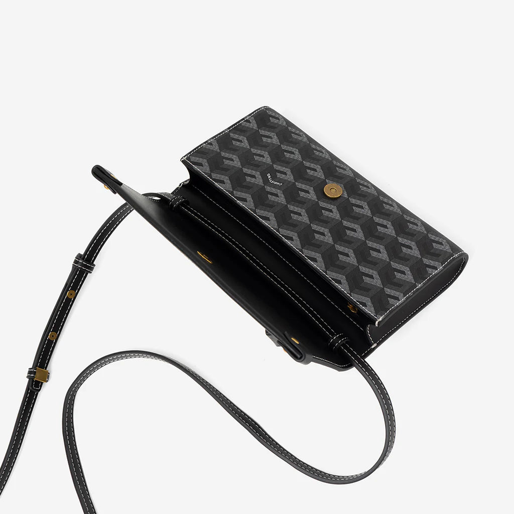 DIEGO SHOULDER BAG- Black