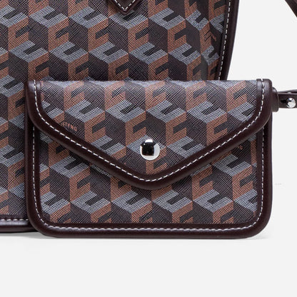 RUSSO MINI TOTE BAG- Chestnut Brown