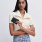 Nasrin Geometric Wallet - Noir