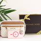 Jet Set Large Logo Crossbody Bag - VANILLA