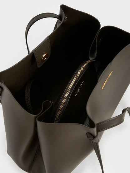 Calla Tote Bag - Dark Moss