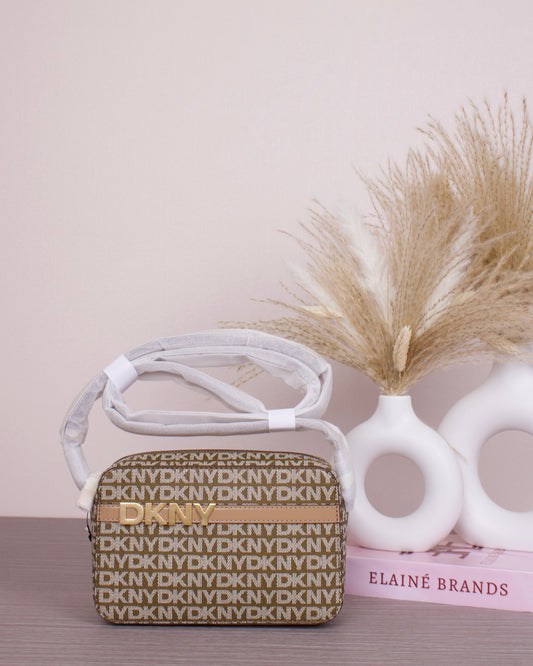 AVRIL LOGO CAMERA BAG- CHINO/CAPPUCCINO