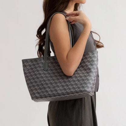 RUSSO MEDIUM TOTE BAG- Ash
