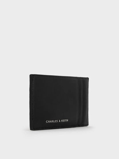 Ivette Woven Card Holder - Noir