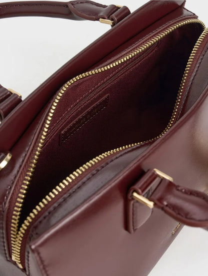 Mini Kerry Tote Bag - Mulberry Plum