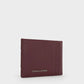 Ivette Woven Card Holder - Wineberry Red