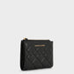 Duo Quilted Small Wallet - Black