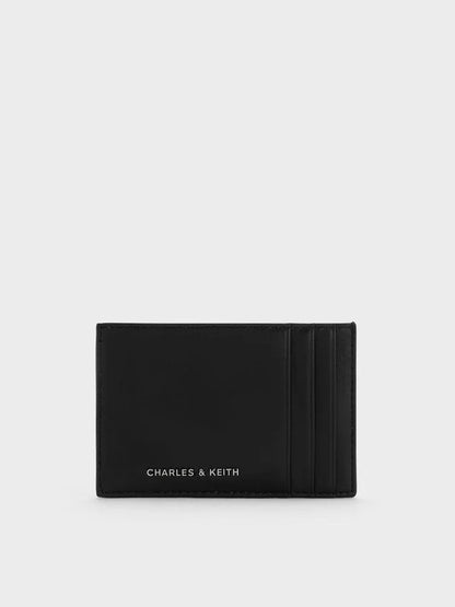 Ivette Woven Card Holder - Noir