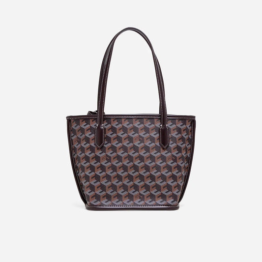 RUSSO MINI TOTE BAG- Chestnut Brown