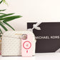 Jet Set Travel Medium Logo Dome Crossbody Bag - VANILLA