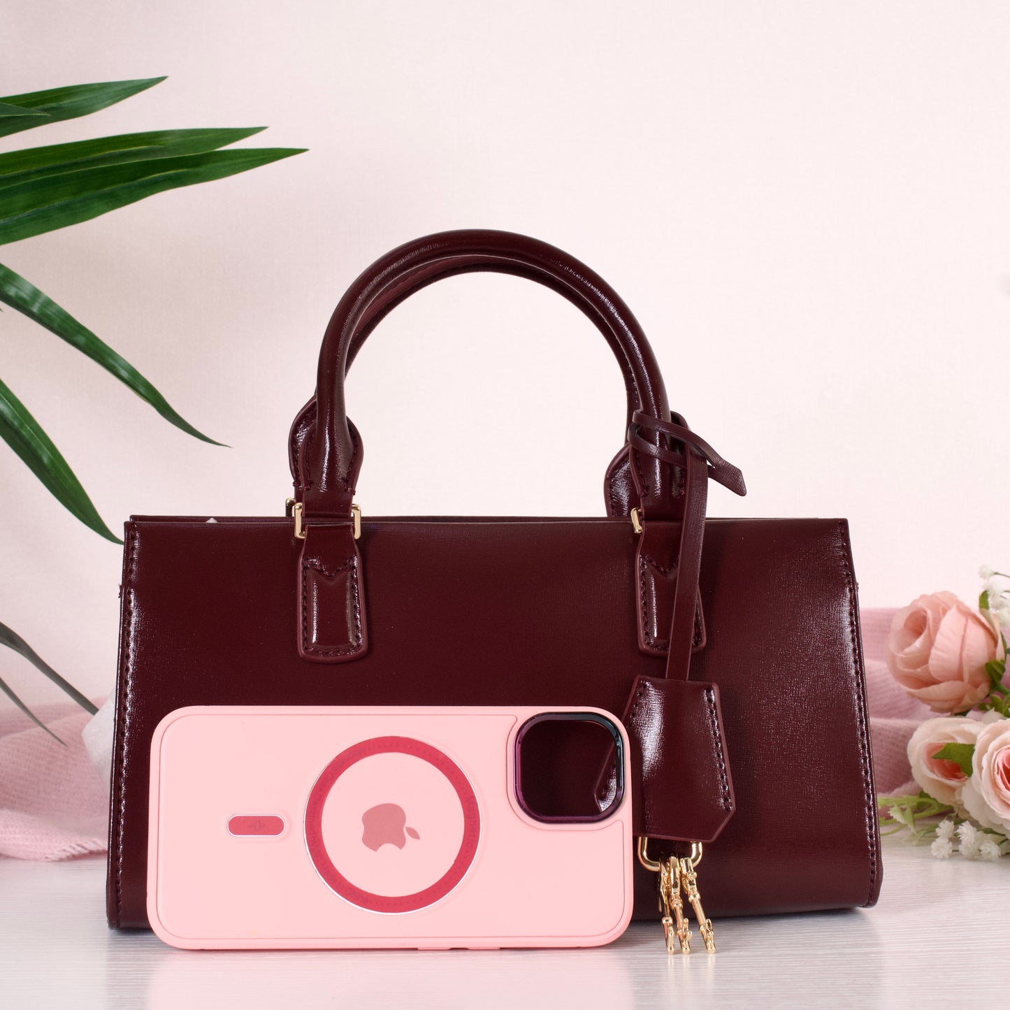 Mini Kerry Tote Bag - Mulberry Plum