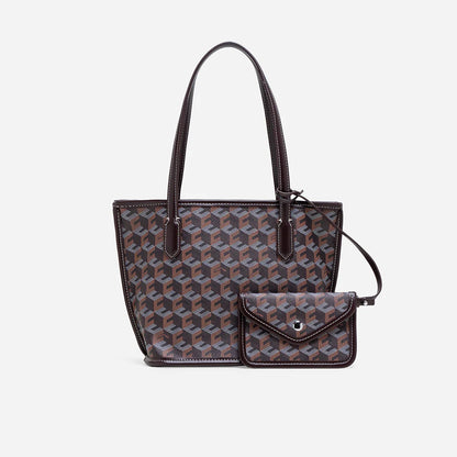 RUSSO MINI TOTE BAG- Chestnut Brown