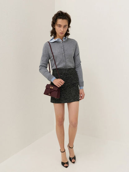 Tricha Knotted-Belt Top Handle Bag