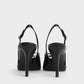 Bow Slingback Pumps - Black Box