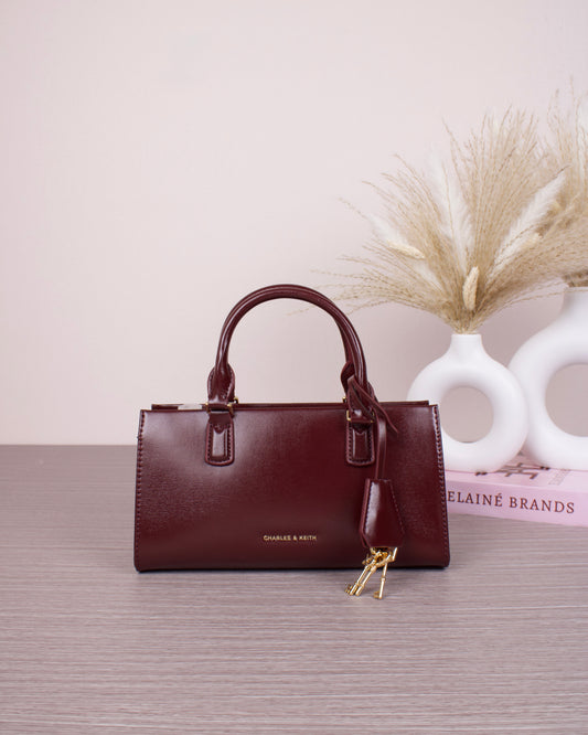 Mini Kerry Tote Bag - Mulberry Plum