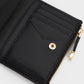 Duo Quilted Small Wallet - Black