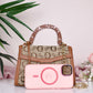 Sabrina Top-Handle Mini Bag- Brown