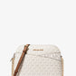 Jet Set Travel Medium Logo Dome Crossbody Bag - VANILLA